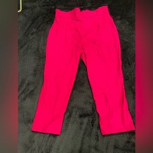 Traci Lords Couture hot pink Fuchsia XL Pinup Stretch High Waist Pants Barbie